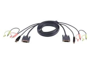 ATEN 2L-7D05UD kabel KVM Czarny 5 m