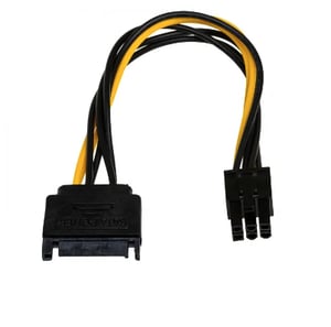 Akyga AK-CA-30 SATA-kabel 0,15 m Svart, Gul