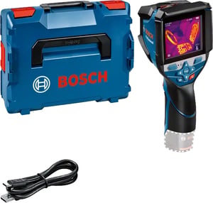 Bosch GTC 600 C Geräuschäquivalente Temperaturdifferenz (NETD) IR Schwarz, Blau 256 x 192 px Integriertes LCD-Display