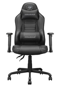 COUGAR Fusion S Black Gaming-Sessel Gepolsterte Sitzfläche Schwarz