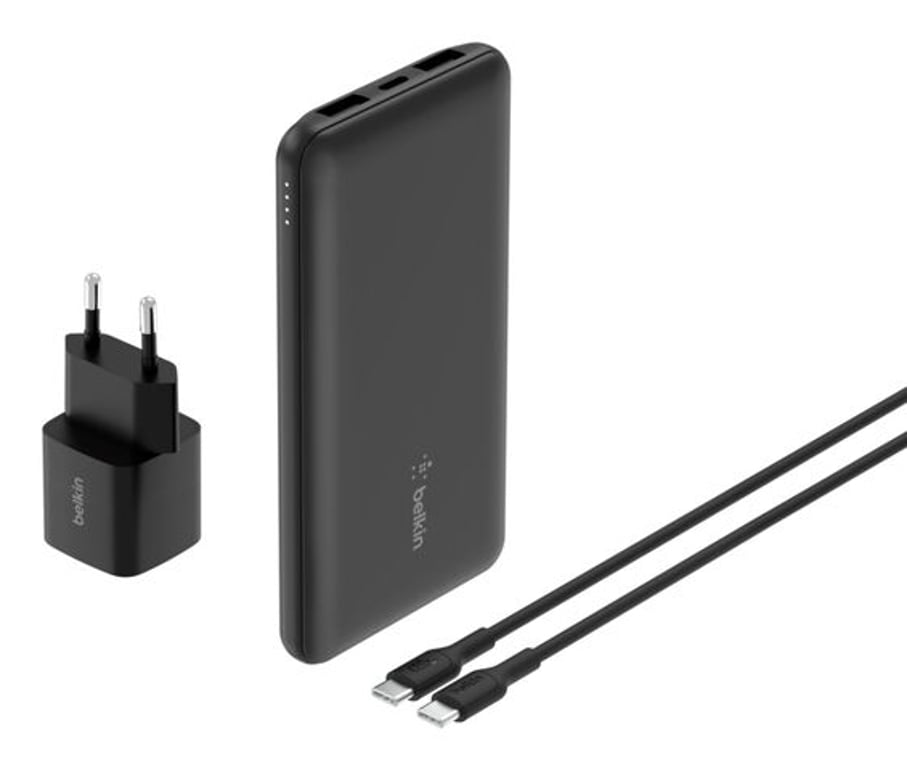 фото Внешний аккумулятор (пауэрбанк) Belkin BoostCharge 10000mAh Black (BU041KQBK)
