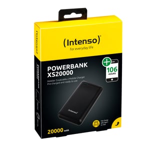 Intenso XS20000 Litowo-polimerowy (LiPo) 20000 mAh Czarny