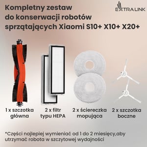 Extralink ZESTAW CZ??CI XIAOMI ROBOT VACUUM S10/X10