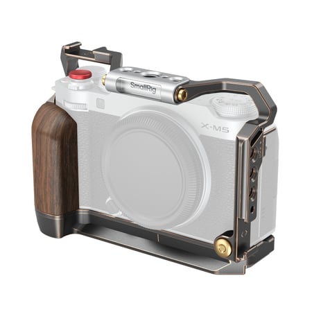 SmallRig 4892 uchwyt do aparatu cam cage 1/4, 3/8" Czarny, Drewno