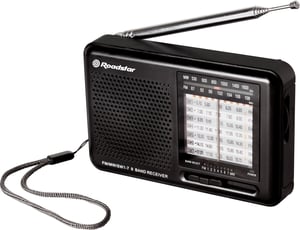 Roadstar TRA-2989 Portable Analog Radio, Black