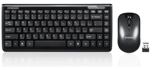Perixx PERIDUO-707 PLUS klawiatura Dołączona myszka RF Wireless QWERTY Czarny