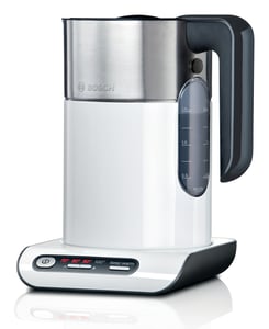 Bosch TWK8611P Wasserkocher 1,5 l 2400 W Anthrazit, Edelstahl, Weiß