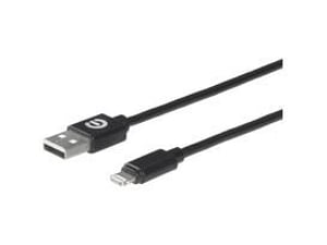eSTUFF ES80110-BLACK kabel Lightning 1 m Czarny