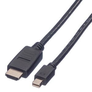 VALUE 11.99.5792 kabeladapter 3 m Mini DisplayPort Svart