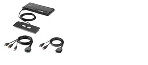 Belkin F1DN202MOD-HH-4 KVM-Switch, schwarz