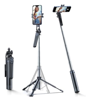Wozinsky 5907769384554 kijek do selfie Smartfon Czarny