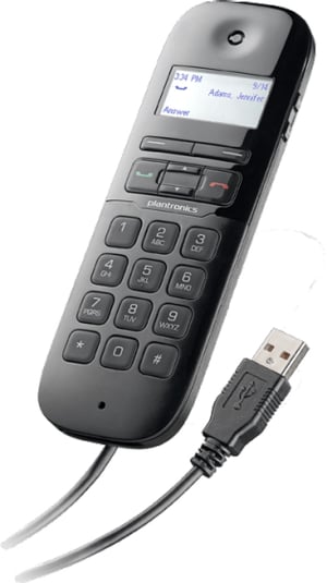 POLY Calisto P240-M DECT-telefonlur Svart