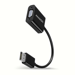 Axagon RVD-VGN Cable Adapter, 0.15 m, DisplayPort to VGA (D-Sub), Black