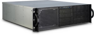 Inter-Tech 3U-30248 Rack Czarny, Stal nierdzewna