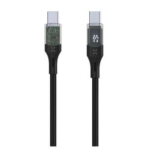 FIXED FIXDD-CC12-BK kabel USB USB 2.0 1,2 m USB C 4,8 Gbit/s 100 W Czarny