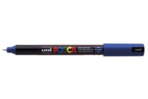 POSCA uni PC-1MR marker 1 szt. Końcówka pociskowa Niebieski