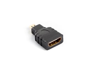 Lanberg AD-0015-BK HDMI-adapter, Micro HDMI, svart