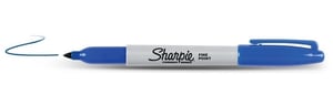 Sharpie Fine Point marker permanentny Końcówka cienka Niebieski