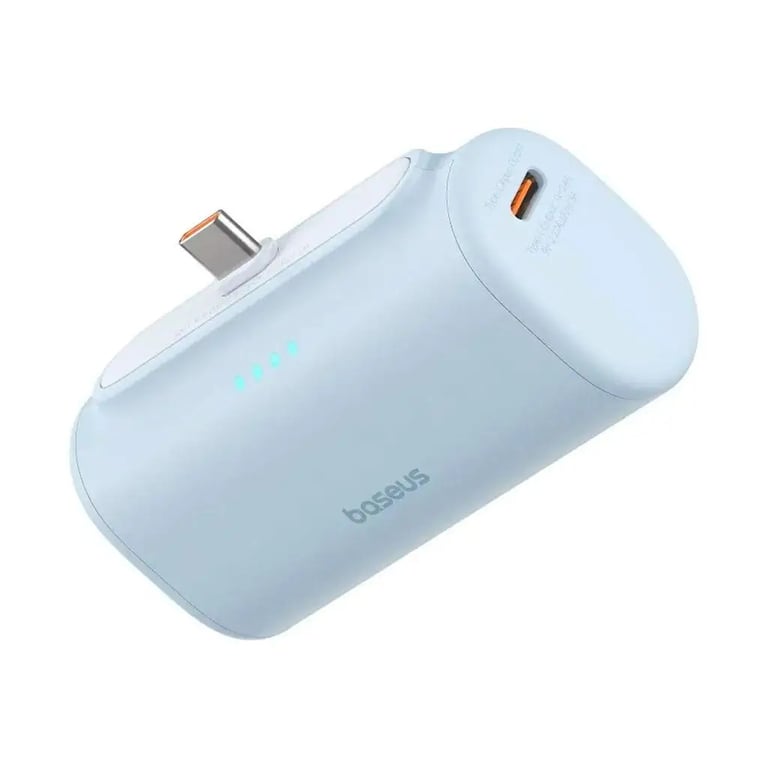 фото Зовнішній акумулятор (павербанк) Baseus Compact Fast Charging 5000mAh Blue 20W (P10068306313-00)