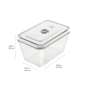ZWILLING FRESH & SAVE Prostokątny Pudełko 2 l Szary, Przezroczysty 1 szt.