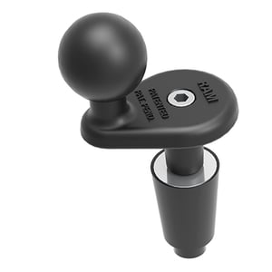 RAM Mounts RAM-B-342U Mounting Kit, Black Aluminum, Rubber