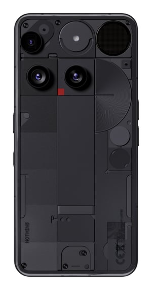 Nothing Phone (3) 16,9 cm (6.67") Dual SIM Android 15 5G 16 GB 512 GB 5150 mAh Czarny