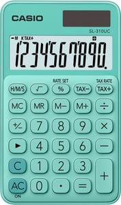 Casio SL-310UC-GN fickräknare Grundläggande räknare Grön