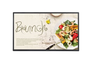 LG 32SM5J-B Flat-Panel Digital Signage 81.3 cm (32") Wi-Fi 400 cd/m² Full HD Black WebOS 24/7