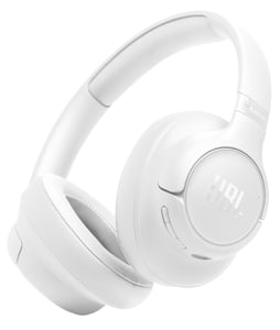 JBL Tune 730BT Trådlösa hörlurar med huvudbåge Anslutningar/musik USB Type-C Bluetooth Vit
