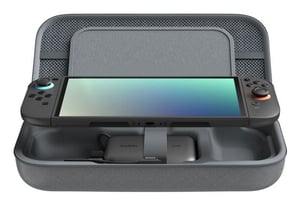 Belkin ENA001hqCH-V2 Walizka podróżna Nintendo Siatka, Poliester, Aksamit Ciemnoszary