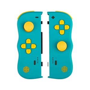 Lexip JVASWI00101 Spielecontroller, türkis, gelb, Bluetooth-Gamepad, analog/digital, Nintendo Switch, Nintendo Switch OLED