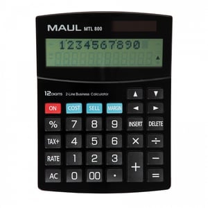 MAUL MTL 800 skrivbordsräknare Räknarens display Svart