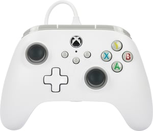 PowerA 1519365-02 White USB Analog Gamepad for PC, Xbox One, Xbox Series S, and Xbox Series X