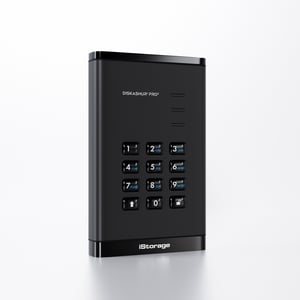iStorage diskAshur PRO3 Externe Festplatte 1 TB USB Type-C 3.2 Gen 1 (3.1 Gen 1) Schwarz