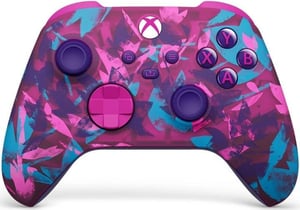 Microsoft Xbox Wireless Controller – Heart Breaker Special Edition Blå, Rosa, Lila Bluetooth-spelkontroll Analog/Digital Android, PC, Xbox One, Xbox Series S, Xbox Series X, iOS