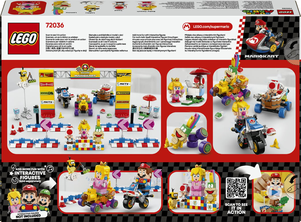 LEGO Super Mario Mario Kart™ – Zestaw Baby Peach i Grand Prix