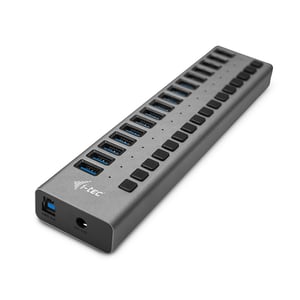 i-tec U3CHARGEHUB16UK Ladegerät für mobile Geräte, universell, grau, Wechselstrom, für den Innenbereich