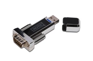 Digitus USB 1.1-konverterare/adapter till RS232 (DB9) med kabel, typ USB A hane/hona, 80 cm