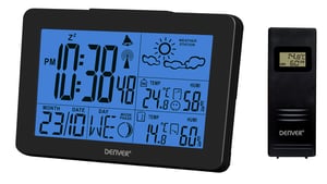 Denver WS-530BLACK cyfrowa stacja meteorologiczna Czarny Bateria