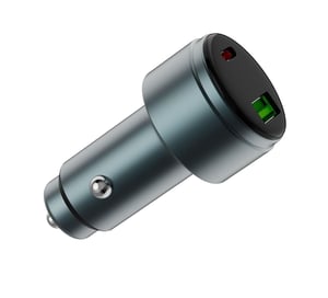 CoreParts MBXUSBC-DC0005 Ladegerät für mobile Geräte, universell, schwarz, USB, Schnellladung, für den Innenbereich