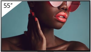 Sony FW-55BZ40L skyltdisplay Platt skärm Digital Signage 139,7 cm (55") LCD Wi-Fi 700 cd/m² 4K Ultra HD Svart Android 24/7