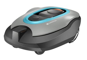 Gardena SILENO+ Robot Lawn Mower, Battery-Powered, Blue, Gray