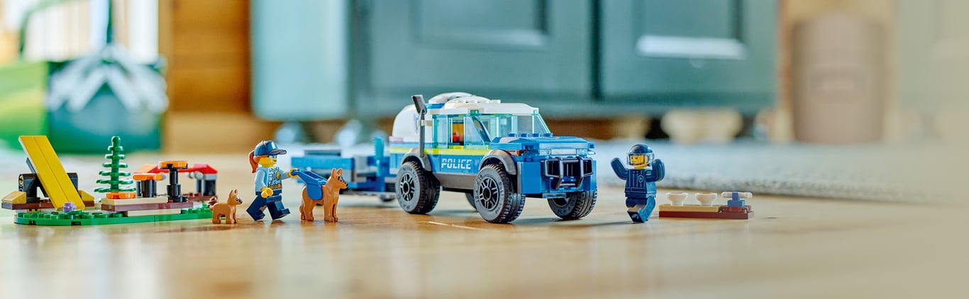 LEGO City Szkolenie psów policyjnych w terenie