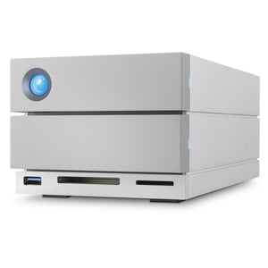 LaCie 2big Dock Thunderbolt 3 16 TB diskmatris för stationära datorer, silver