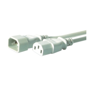 M-Cab 7200466 Power Cable, Gray, 1.8 m, C14 panel, C13 panel
