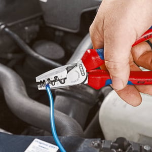 Knipex 97 71 180 zaciskarka kablowa Narzędzie do zaciskania Czerwony