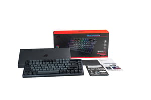 ASUS ROG Azoth klawiatura Gaming USB + RF Wireless + Bluetooth QWERTY Czarny