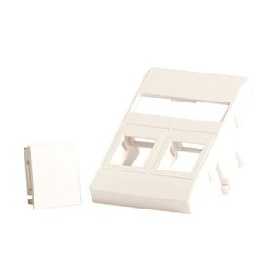 Lanview LVN127866 Rahmen für Steckdosen und Schalter, Weiß