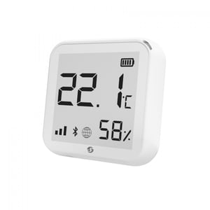 Shelly Plus H&T Indoor Temperature and Humidity Sensor, Freestanding, Wired and Wireless