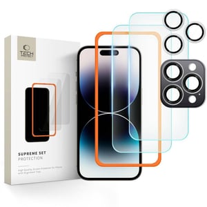 Tech-Protect 5906302310937 ochraniacz na ekran / tył telefonu Przezroczysta ochrona ekranu Apple 3 szt.